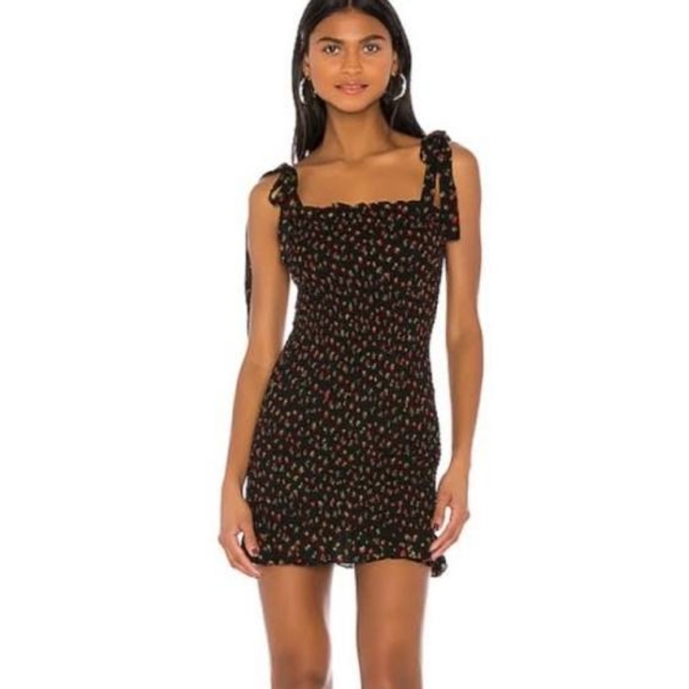 Free People smocked mini dress